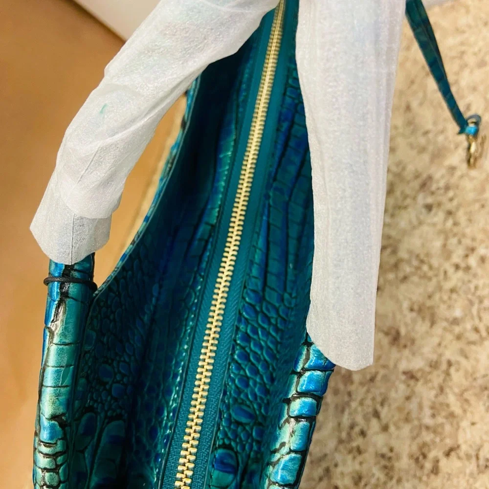 Brahmin Peacock Shimmer ELAINE and Cordelia Wallet - Picture 10 of 13